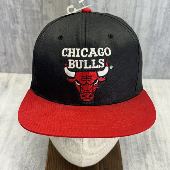 Chicago Bulls AJD Cotton New With Tags NWT SnapBack Vtg Hat Cap - Picture 2 of 9